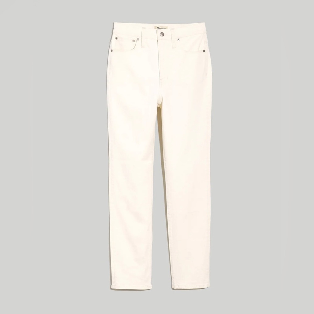 NWT Madewell Perfect Vintage Jean in Tile White sz31